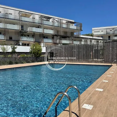 아파트 Le Rivage - A 50m De La Des Salins - Piscine *